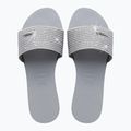 Damen-Flip-Flops Havaianas You Malta Metallic eisgrau 11