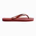 Havaianas Damen Square Logo Metallic mahagonifarben Flip Flops 9