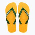 Havaianas Brasil Logo Flip Flops Pop gelb 10