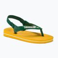 Havaianas Baby Brasil Logo II Sandalen Pop gelb / amazon