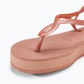 Havaianas Luna Flatform Damen Sandalen Krokus Rose 7