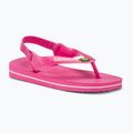 Havaianas Baby Brasil Logo II rosa flux / weiße Sandalen