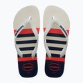 Havaianas Top Nautical Flip Flops weiß/weiß/marineblau 10