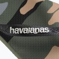 Herren Havaianas Top Camu grün oliv / schwarz Flip Flops 11