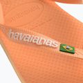 Havaianas Brasil Logo Pfirsich Flip Flops 12