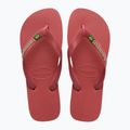 Havaianas Brasil Logo Flip Flops pau brasil 10