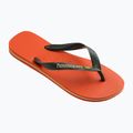 Havaianas Brasil Logo Sonnenuntergang orange Flip Flops 8