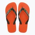 Havaianas Brasil Logo Sonnenuntergang orange Flip Flops 10