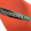 Havaianas Brasil Logo Sonnenuntergang orange Flip Flops 12