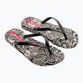 Ipanema Animal Print VI beige/schwarz/rosa Damen-Flip-Flops