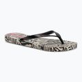 Ipanema Animal Print VI beige/schwarz/rosa Damen-Flip-Flops