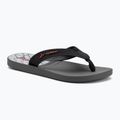 RIDER Impulse Graphic dunkelgrau/schwarz/rot Herren-Flip-Flops