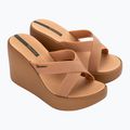 Damen Flip-Flops Ipanema High Fashion II Slide beige/glitter beige/grün
