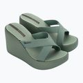 Ipanema High Fashion II Slide Damen grün/glitter grün/grau Flip-Flops