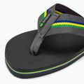 Herren Havaianas Urban Brasil neue graphitfarbene Flip Flops 7