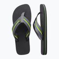 Herren Havaianas Urban Brasil neue graphitfarbene Flip Flops 11