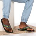 Herren Havaianas Urban Brasil neue graphitfarbene Flip Flops 13