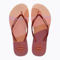 Damen Havaianas Slim Palette Glow Ballett-Flip-Flops rosa 3