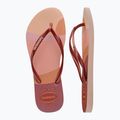 Damen Havaianas Slim Palette Glow Ballett-Flip-Flops rosa 4