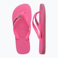 Havaianas Brasil Logo Neon flip flops rosa flux / rosa flux 11