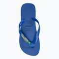 Havaianas Brasil Logo Neon Flip Flops Stern blau / Stern blau 5