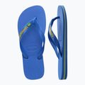 Havaianas Brasil Logo Neon Flip Flops Stern blau / Stern blau 11