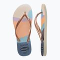 Havaianas Slim Palette Glow Damen Flip Flops beige 5