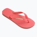 Havaianas Brasil Logo tropische Koralle Flip Flops