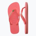 Havaianas Brasil Logo tropische Koralle Flip Flops 5