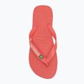Havaianas Brasil Logo tropische Koralle Flip Flops 5
