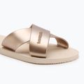 Damen-Flip-Flops Havaianas Aqua Metallic beige 7