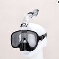 AQUASTIC Schnorchelset Maske + Schnorchel schwarz SMFK-01SC 20