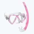 Mares Combo Zephir Junior rosa/klar Kinderschnorchelset