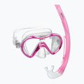 Mares Combo Seepferdchen rosa/klar Kinderschnorchelset