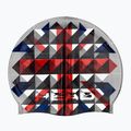 Badekappe HEAD Flag Suede Rhoumb grau-rot 455288