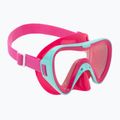 Mares Turtle aqua/pink Kinder-Schnorchelmaske