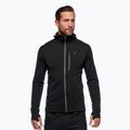 Herren-Trekking-Sweatshirt Black Diamond Coefficient Fleece Hoody schwarz AP7440200002LRG1