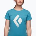 Damen Kletter-T-Shirt Black Diamond Chalked Up blau AP7300524055LRG1 3