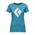 Damen Kletter-T-Shirt Black Diamond Chalked Up blau AP7300524055LRG1 4
