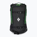 Black Diamond Dawn Patrol 15 schwarzer Fallschirmspringer Rucksack