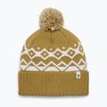 Beanie Black Diamond Tom Pom flax/white
