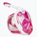 Vollgesichts-Schnorchelmaske SEAC Magica white/pink
