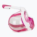 Vollgesichts-Schnorchelmaske SEAC Magica white/pink 3