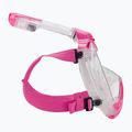 Vollgesichtsmaske zum Schnorcheln SEAC Libera transparent/pink 3