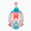 Vollgesichtsmaske zum Schnorcheln Kinder SEAC Libera acquamarine/orange 2