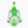 Vollgesichts-Schnorchelmaske für Kinder SEAC Libera lime transparent/lime 2