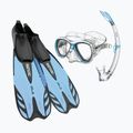 Schnorchelset SEAC Tris Ala aquamarine