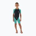 Kinder Schwimm-Neoprenanzug SEAC Dolphin Shorty 1,5 mm black/tiffany