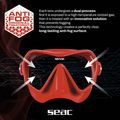 Tauchmaske SEAC Pura Antifog red 7