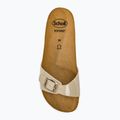 Slides Schlappen  Damen Scholl Estelle Patsynth Beige 5